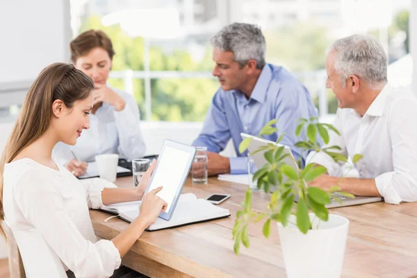 Business people having a meeting — Stock Photo, Image