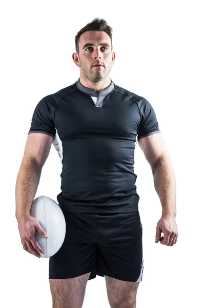 Rugby-Spieler mit Ball — Stockfoto