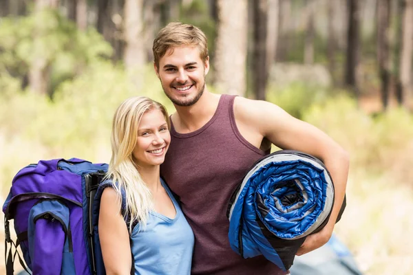 Joggers camera kijken — Stockfoto