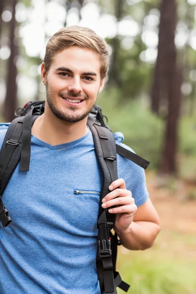 Young handsome hiker — Stock Photo, Image