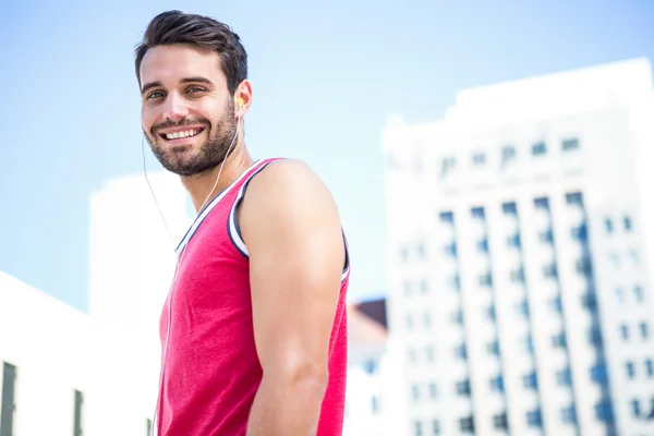 Athlete looking at the camera — Stock Photo, Image