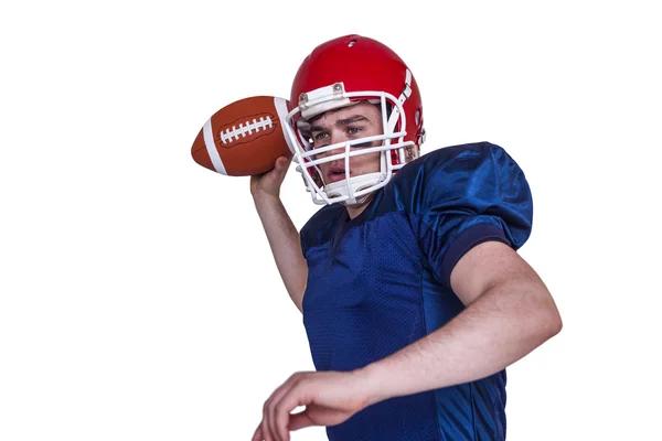 Player throwing the ball — Stock Photo, Image