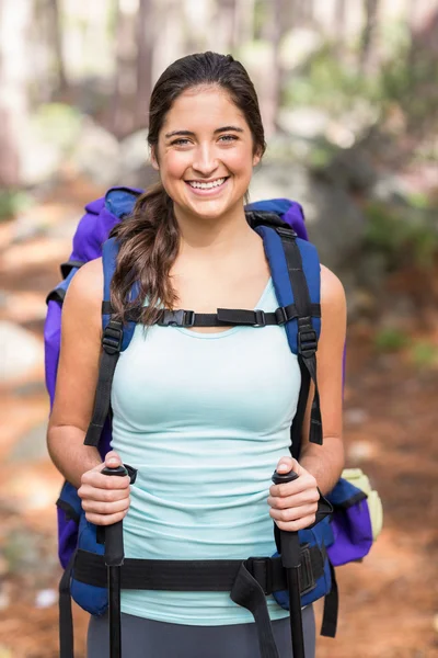 Gelukkig jogger camera kijken — Stockfoto