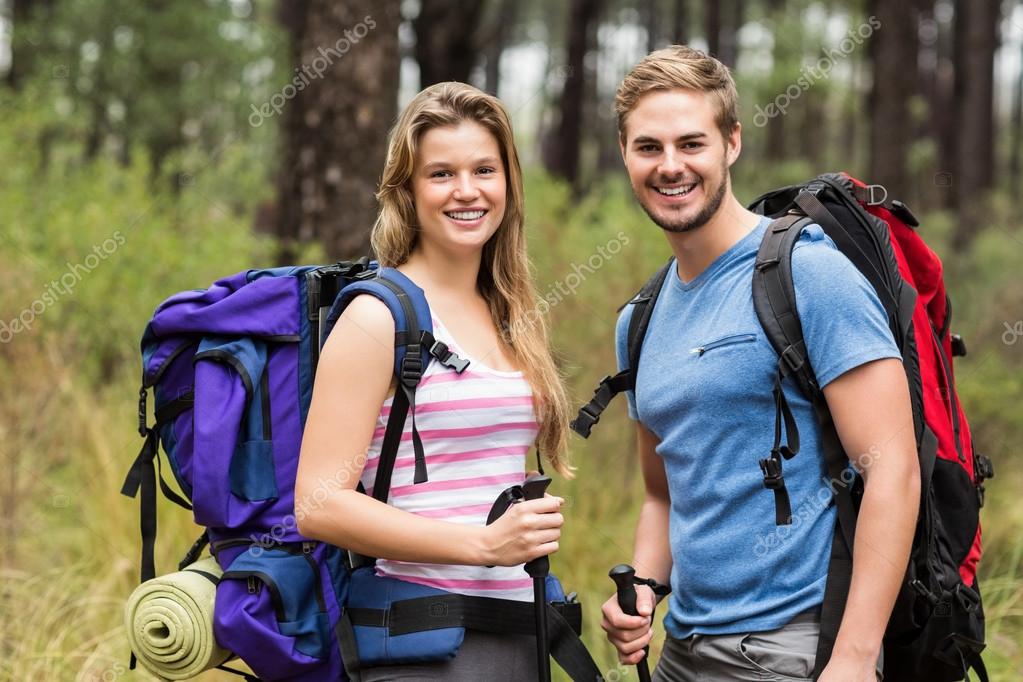 Young happy hikers Stock Photo by ©Wavebreakmedia 84474320