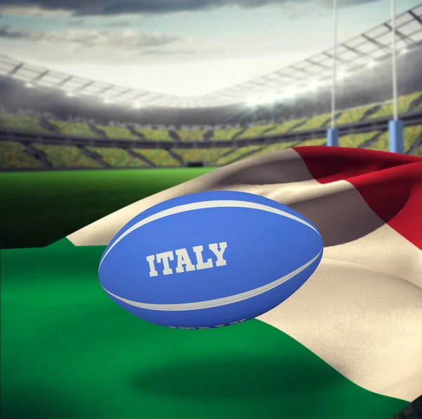 Italien rugby boll — Stockfoto