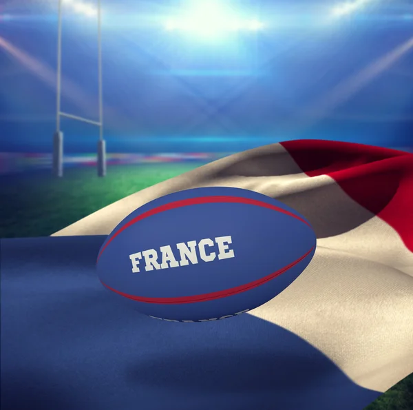 Ballon de rugby france — Photo