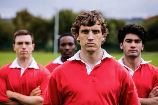 Jugadores de rugby listos para jugar —  Fotos de Stock