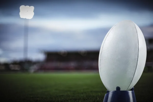 Imagem composta de bola de rugby — Fotografia de Stock