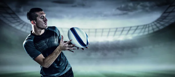 Player catching the ball — Stock Photo, Image