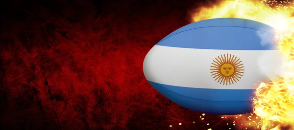 Argentinischer Rugby-Ball — Stockfoto