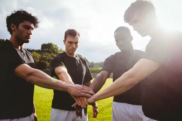 Spelers staan samen voor wedstrijd — Stockfoto