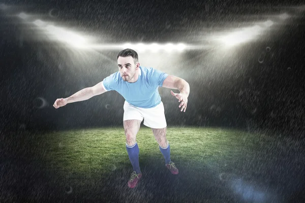 Jogador pronto para enfrentar — Fotografia de Stock