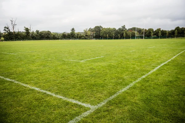 Leerer Rugbyplatz — Stockfoto