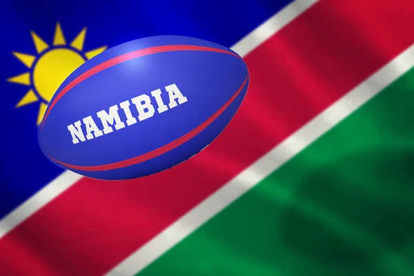 Rugby-Ball für Namibia — Stockfoto