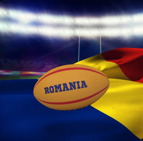 Pelota de rugby romania —  Fotos de Stock