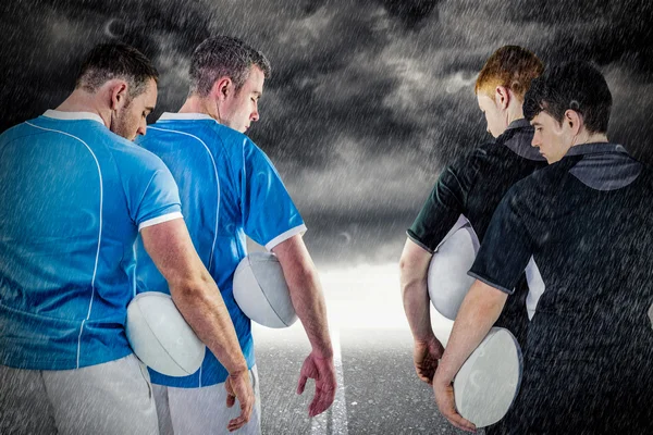 Jugadores de rugby duros —  Fotos de Stock