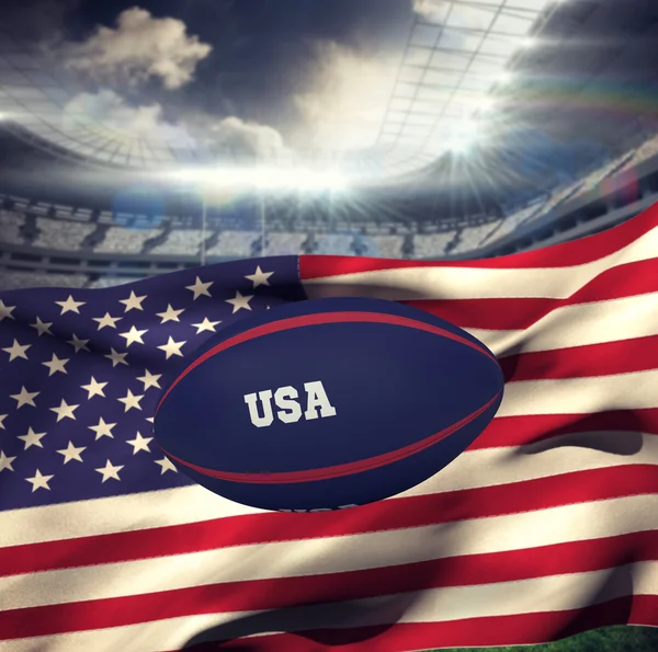 Ballon de rugby usa — Photo