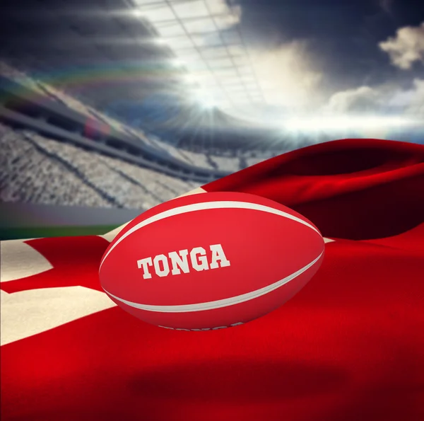 Pelota de rugby tonga — Foto de Stock