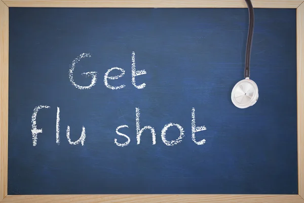 Отримати текст грипу — стокове фото