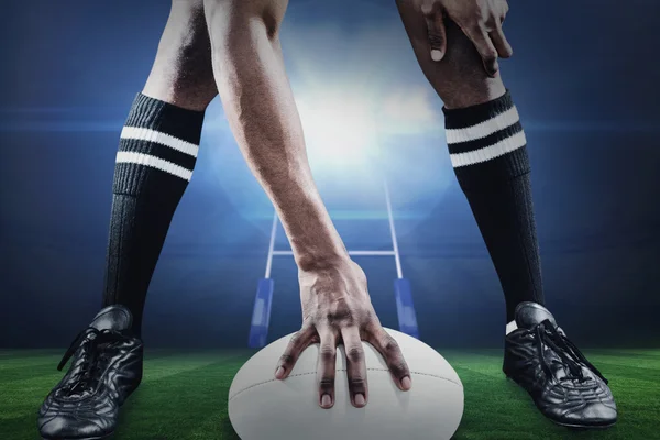 Sportler beim Rugby — Stockfoto