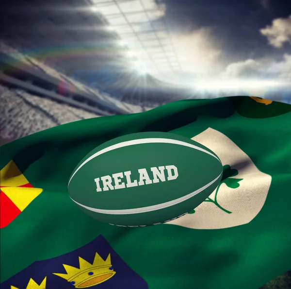 Pallone da rugby irlandese — Foto Stock