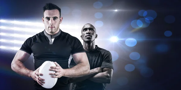 Jogadores de rugby difíceis — Fotografia de Stock