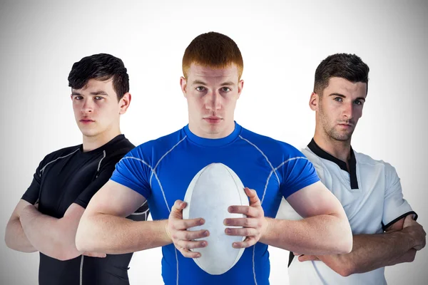 Tough rugby players — Stock Photo, Image