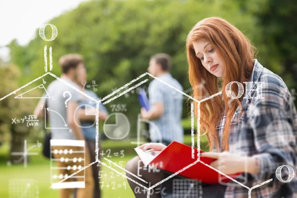 Zusammengesetztes Bild der Wissenschaftsformel — Stockfoto