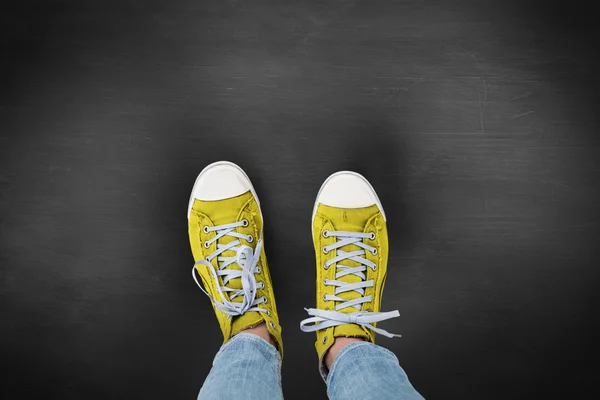 Samengestelde afbeelding van casual schoenen — Stockfoto