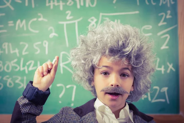 Lilla Einstein att ha en aning — Stockfoto