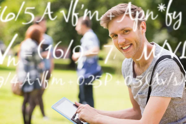 Sammansatt bild av matematik ekvation — Stockfoto