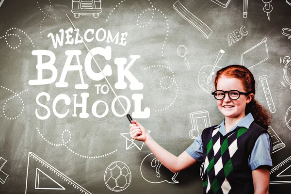 Composite image of back to school — Stock Photo, Image