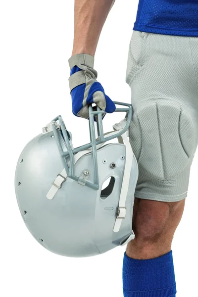 American-Football-Spieler mit Helm — Stockfoto