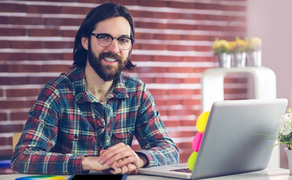 Handsome smiling businessman — Stock Photo, Image