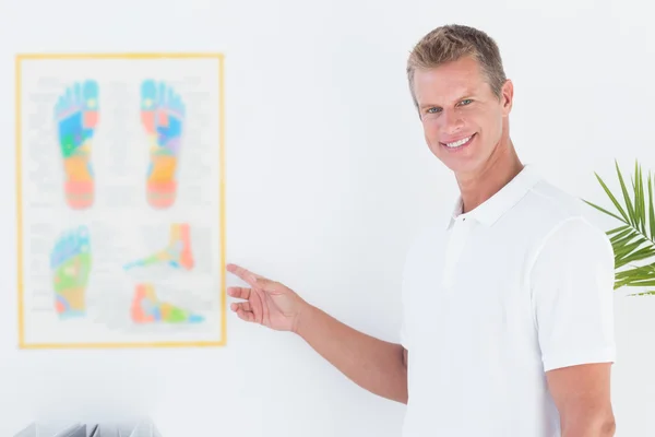 Happy doctor looking at camera — Stock Photo, Image