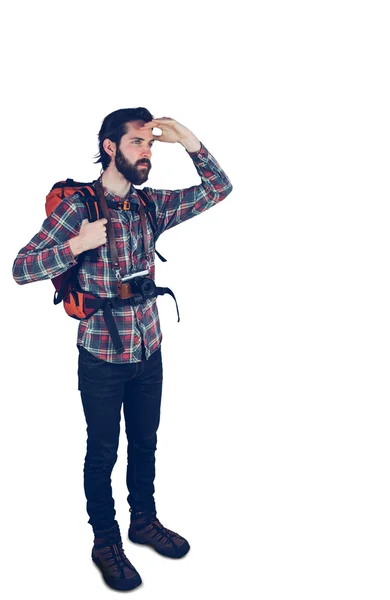 Adventurer looking away — Stock Photo, Image