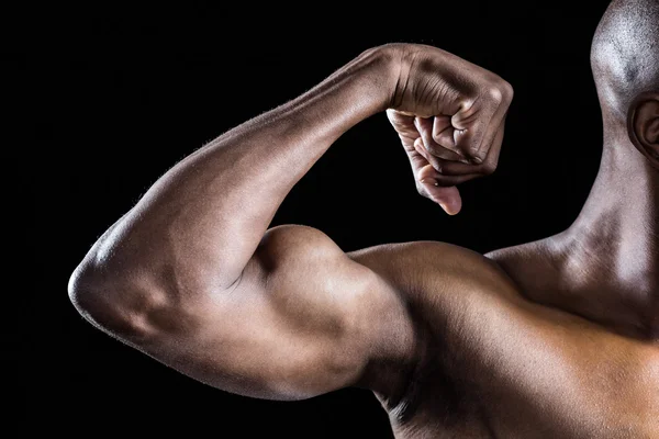 Músculos musculares de flexión del hombre —  Fotos de Stock