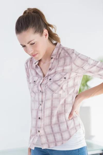 Patient with stomach ache — Stock Photo, Image