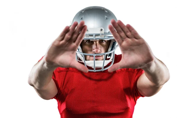 Jogador de futebol americano — Fotografia de Stock