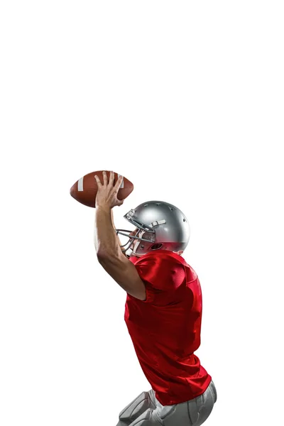 Sports player holding ball — Stock Photo, Image