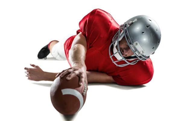 Sportler müht sich um den Ball — Stockfoto