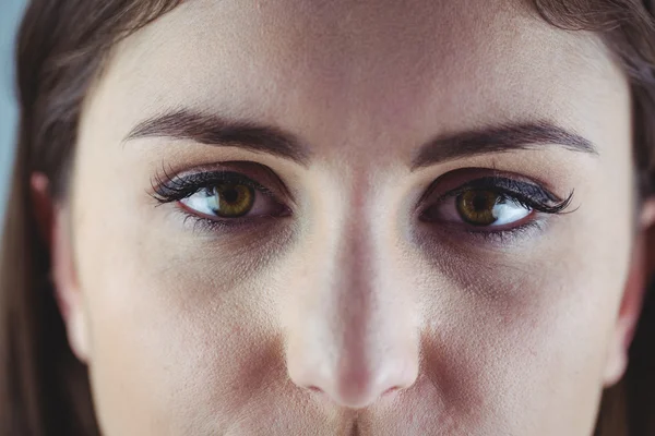 Eye with eyeliner and eyeshadow — Stock Photo, Image