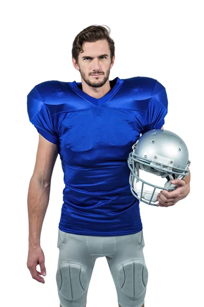 Hráč amerického fotbalu helmu — Stock fotografie