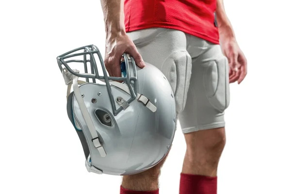 American-Football-Spieler mit Helm — Stockfoto