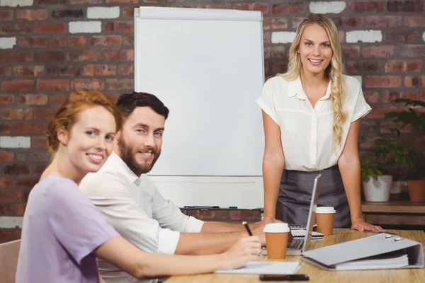 Business people during presentation — Stock Photo, Image