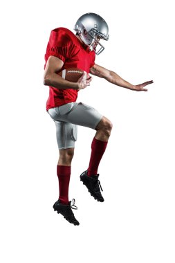 American football player defending clipart
