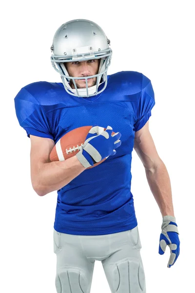 American-Football-Spieler mit Ball — Stockfoto