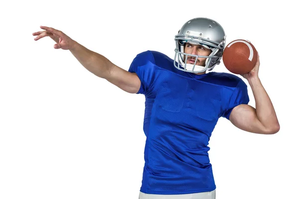 Jogador de futebol americano — Fotografia de Stock