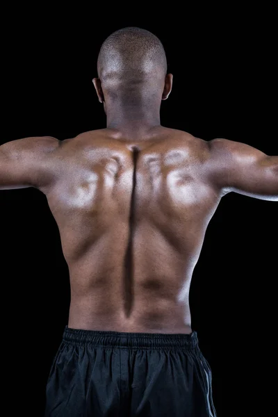 Shirtless muscular athlete — Stock Photo, Image
