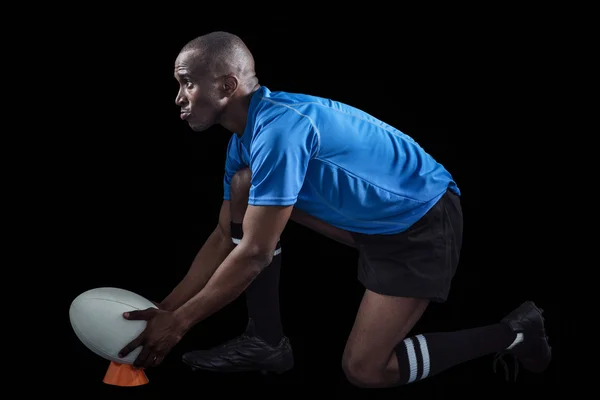 Jogador de rugby confiante — Fotografia de Stock